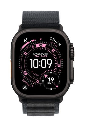 Apple MG9G4ZM/A Smart Wearable Accessories Band Black Titanium, Polyester, Spandex