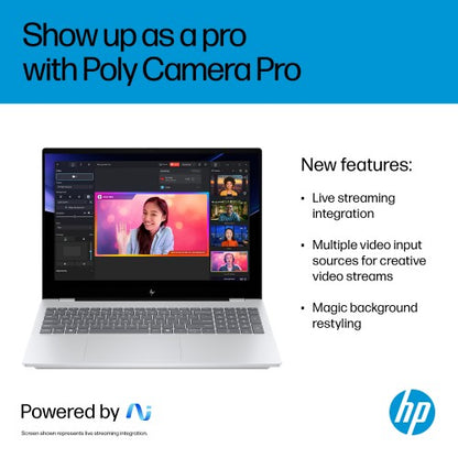 HP OmniBook 7 AI 16-ay0001na Intel Core Ultra 7 255H Laptop 40.6 cm (16") 2K 32 GB DDR5-SDRAM 1 TB SSD Wi-Fi 6E (802.11ax) Windows 11 Home AI PC Silver