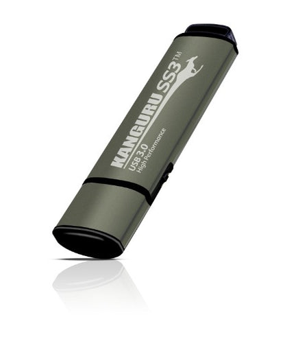 iStorage Kanguru SS3™ SuperSpeed USB3.0 32GB |Secure Flash Drive| Physical Write Protect Switch | Windows “Ready Boost” compatible | Simple Driverless Setup | Plug and Play