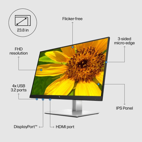 HP E-Series E24 G4 FHD Monitor