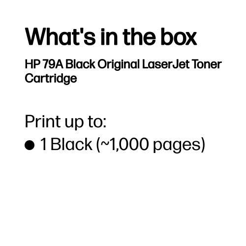 HP CF279A/79A Toner cartridge, 1K pages ISO/IEC 19752 for HP Pro M 12