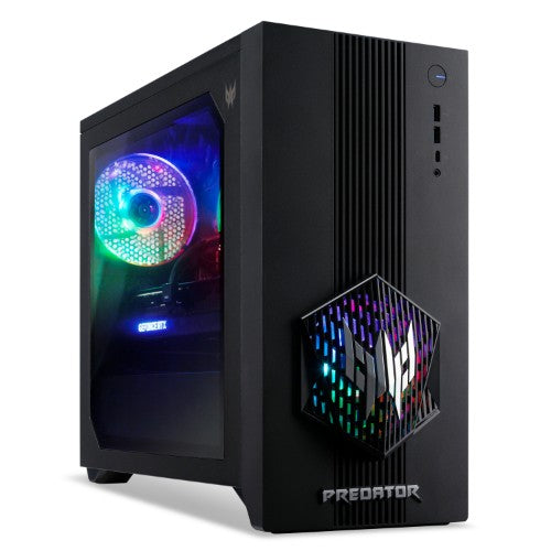 Acer Predator PO3-665 Gaming Desktop - Intel Core i5-14400F, 16GB RAM, 512GB SSD, NVIDIA GeForce RTX 5060, Windows 11, Black
