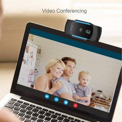 Adesso CyberTrack H5 webcam 2.1 MP 1920 x 1080 pixels USB 2.0 Black, Blue
