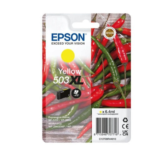 Epson C13T09R44010/503XL Ink cartridge yellow high-capacity, 470 pages 6,4ml for Epson XP-5200