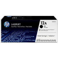 HP Q2612AD/12AD Toner cartridge black twin pack, 2x2K pages/5% Pack=2 for Canon LBP-3000