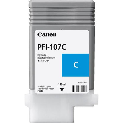 Canon 6706B001/PFI-107C Ink cartridge cyan 130ml for Canon IPF 670/680