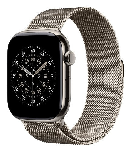 Apple 46mm Natural Milanese Loop - S/M