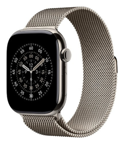 Apple 46mm Natural Milanese Loop - S/M