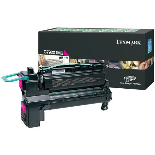 Lexmark C792X1MG Toner cartridge magenta extra High-Capacity return program, 20K pages ISO/IEC 19798 for Lexmark C 792/X 792