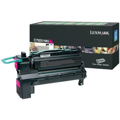 Lexmark C792X1MG Toner cartridge magenta extra High-Capacity return program, 20K pages ISO/IEC 19798 for Lexmark C 792/X 792