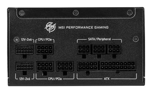 MSI MPG A1000GS PCIE5 power supply unit 1000 W 24-pin ATX ATX Black