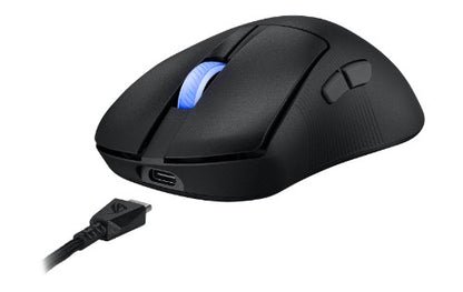 ASUS ROG Keris II Ace Wireless AimPoint Black mouse Gaming Right-hand RF Wireless + Bluetooth + USB Type-A Optical 42000 DPI