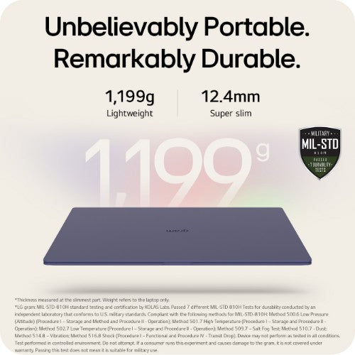 LG Gram Pro 16Z90TP-G 16" Hybrid AI Laptop - Intel® Core™ Ultra 7 255H, 1TB SSD, 16 GB RAM - Black - [2025]