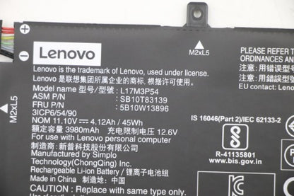 Lenovo 5B10W13896 laptop spare part Battery