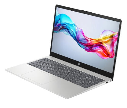 HP 15-fd0072na Intel® Core™ i5 i5-1334U Laptop 39.6 cm (15.6") Full HD 16 GB DDR4-SDRAM 512 GB SSD Wi-Fi 6 (802.11ax) Windows 11 Home Silver