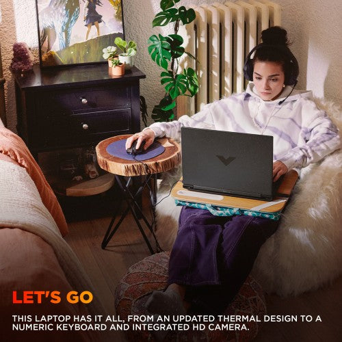 HP Victus Gaming 15-fa2000na Intel Core 5 210H Laptop 39.6 cm (15.6") Full HD 16 GB DDR5-SDRAM 512 GB SSD NVIDIA GeForce RTX 5060 Wi-Fi 6 (802.11ax) Windows 11 Home Black