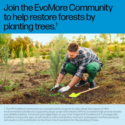 HP 7FP22UE/308E Printhead cartridge black Evomore, 320 pages ISO/IEC 24711 for HP Envy 6100