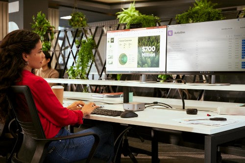 HP STORE 3PL keyboard Mouse included Office RF Wireless + Bluetooth Black