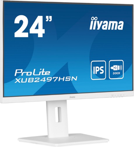 iiyama ProLite XUB2497HSN-W2 computer monitor 60.5 cm (23.8") 1920 x 1080 pixels Full HD LED White