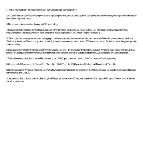 HP Series 7 Pro 27 inch 4K Conferencing Monitor - 727pm