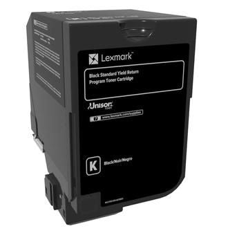 Lexmark 74C2SK0 Toner-kit black return program, 7K pages ISO/IEC 19798 for Lexmark CS 720/725/CX 725