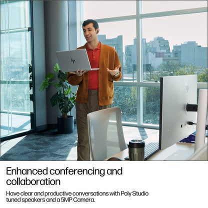 HP EliteBook 6 G1i AI Wolf Pro Security Edition Intel Core Ultra 7 255U Laptop 35.6 cm (14") Touchscreen WUXGA 16 GB DDR5-SDRAM 512 GB SSD Wi-Fi 7 (802.11be) Windows 11 Pro AI PC Silver