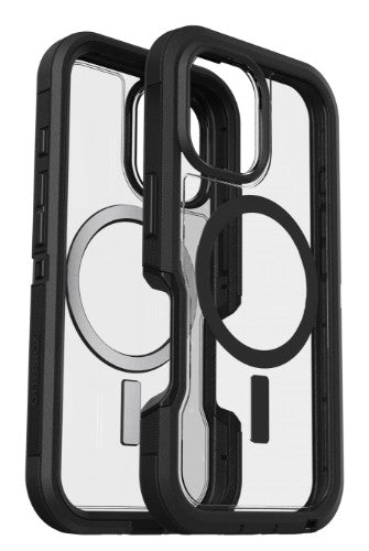 OtterBox Defender Series XT Clear for MagSafe for Apple iPhone 16, Dark Side