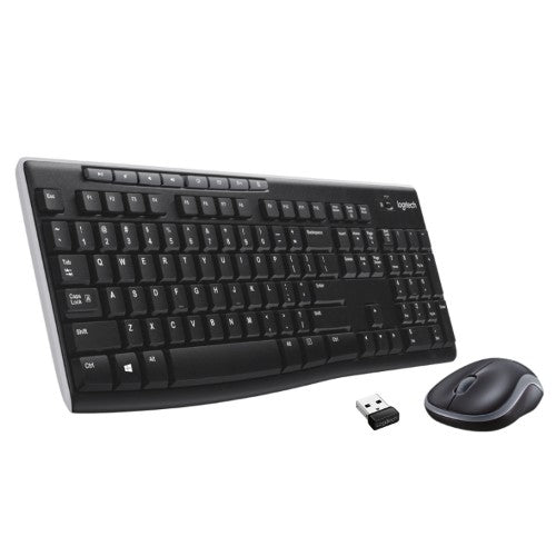 Logitech 920-004508 keyboard Mouse included Home RF Wireless QWERTY US International Black