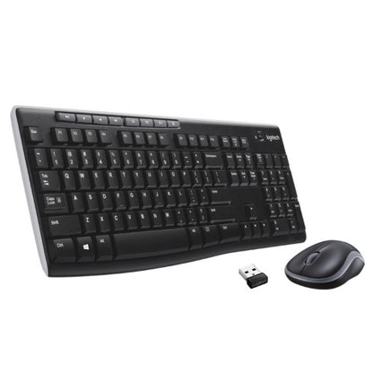 Logitech 920-004508 keyboard Mouse included Home RF Wireless QWERTY US International Black