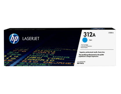 HP CF381A/312A Toner cartridge cyan, 2.7K pages ISO/IEC 19798 for HP CLJ Pro M 476