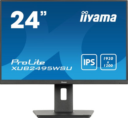 iiyama ProLite XUB2495WSU-B7 computer monitor 61.2 cm (24.1") 1920 x 1200 pixels WUXGA LED Black