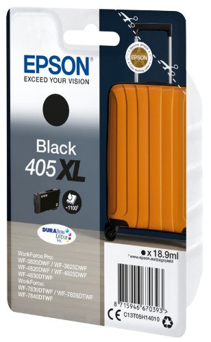 Epson C13T05H14020/405XL Ink cartridge black high-capacity Blister Acustic Magnetic, 1.1K pages 18.9ml for Epson WF-3820/7830