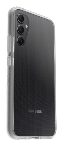 OtterBox React Case for Galaxy A34 5G, Shockproof, Drop proof, Ultra-Slim, Protective Thin Case, Tested to Military Standard, Antimicrobial Protection, clear, No Retail Packaging