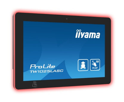 iiyama TW1025LASC-B1PNR computer monitor 25.6 cm (10.1") 1280 x 800 pixels LED Touchscreen