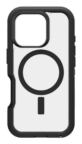 OtterBox Defender Series XT Clear for MagSafe for iPhone 16 Pro, Dark Side