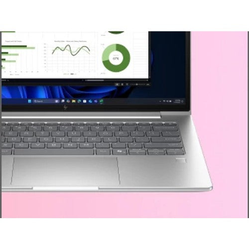 HP EliteBook 6 G1ah AMD Ryzen™ 5 220 Laptop 35.6 cm (14") WUXGA 16 GB DDR5-SDRAM 512 GB SSD Wi-Fi 6E (802.11ax) Windows 11 Pro AI PC Silver