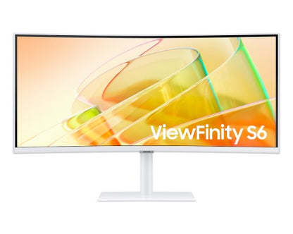 Samsung LS34C650TAU Computer Monitor 86.4 cm (34") 3440 x 1440 pixels 4K Ultra HD LED White