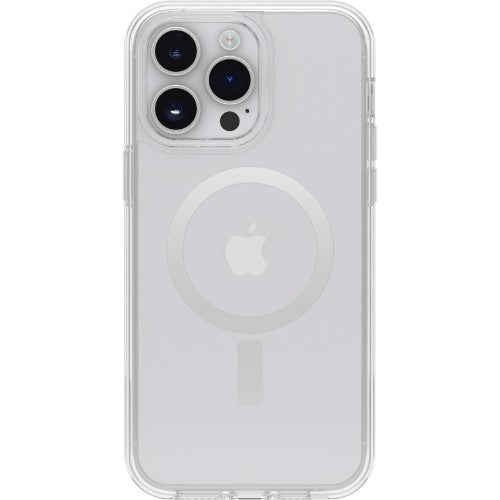 OtterBox Symmetry+ Clear Case for iPhone 14 Pro for MagSafe, Shockproof, Drop proof, Protective Thin Case, 3x Tested to Military Standard, Antimicrobial Protection, Clear, No Retail Packaging