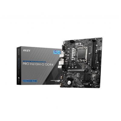 MSI PRO H610M-G DDR4 motherboard Intel H610 LGA 1700 micro ATX