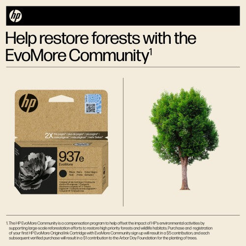 HP 4S6W9NE/937E Printhead cartridge black Evomore, 2.5K pages ISO/IEC 19752 for HP OJ Pro 9100/e