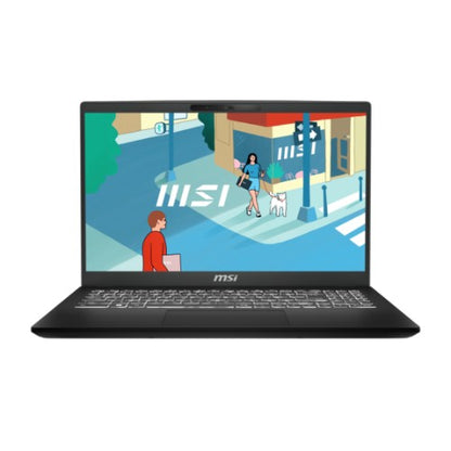 MSI Modern 15 H C13M-275UK Intel® Core™ i5 i5-13420H Laptop 39.6 cm (15.6") Full HD 16 GB DDR4-SDRAM 512 GB SSD Wi-Fi 6E (802.11ax) Windows 11 Home Black