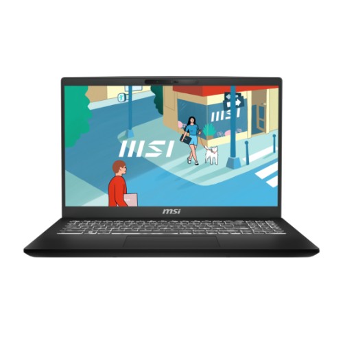 MSI Modern 15 H C13M-275UK Intel® Core™ i5 i5-13420H Laptop 39.6 cm (15.6") Full HD 16 GB DDR4-SDRAM 512 GB SSD Wi-Fi 6E (802.11ax) Windows 11 Home Black