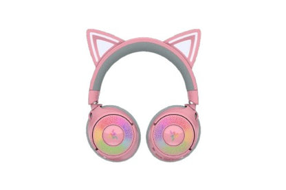 Razer Kraken Kitty V3 Pro - Quartz Headset Wired & Wireless Head-band Gaming USB Type-A Bluetooth Rose