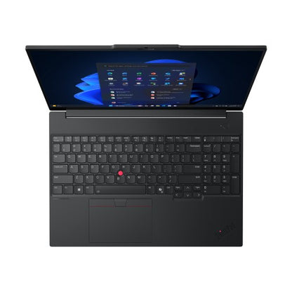 Lenovo ThinkPad E16 Gen 3 (Intel) Intel Core Ultra 5 225U Laptop 40.6 cm (16") WUXGA 16 GB DDR5-SDRAM 512 GB SSD Wi-Fi 6E (802.11ax) Windows 11 Pro UK English Black