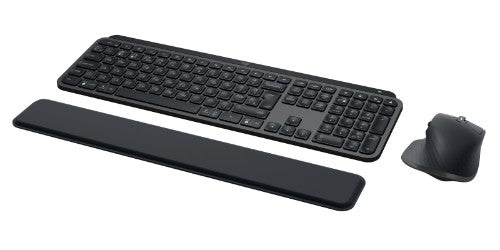 Logitech 920-010932 keyboard Mouse included Office RF Wireless + Bluetooth QWERTY UK International Graphite